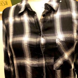Flannel, plaid long sleeves shirt